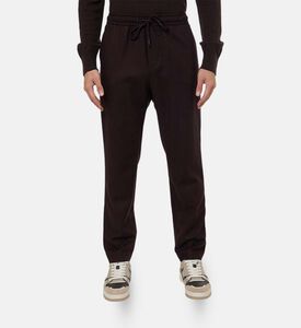 The Kooples Adjustable Waist Tapered Knit Sweatpants, Model View