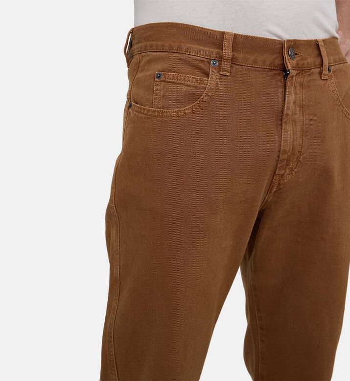 Cotton Wide-leg Denim Pants