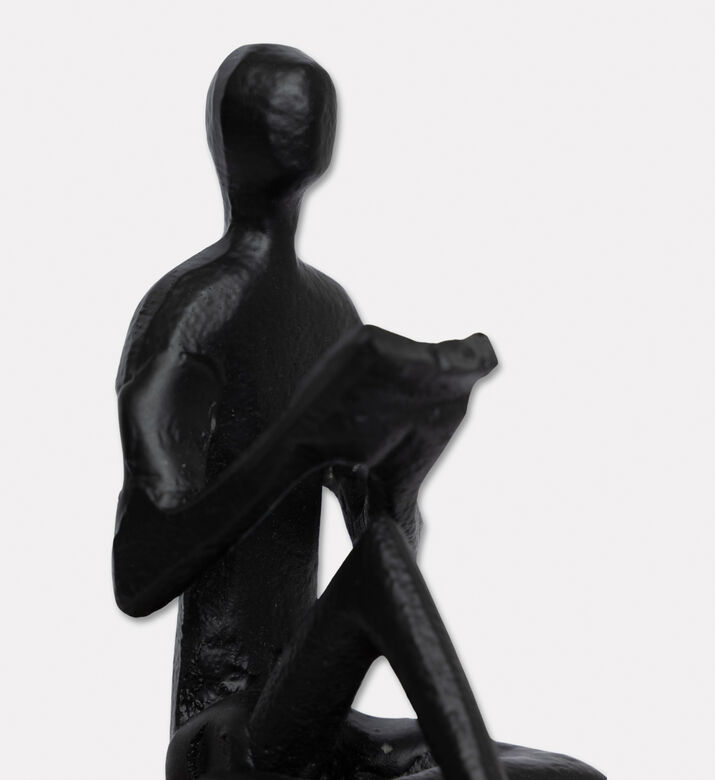 Home Deco and More Yoga Pose Matte-finish Figurine, Black, Packshot View