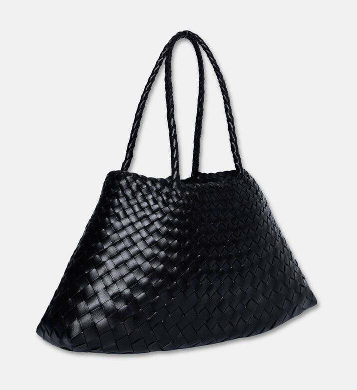 Dragon Diffusion Santa Croce Big Leather Bag, Black, Packshot View