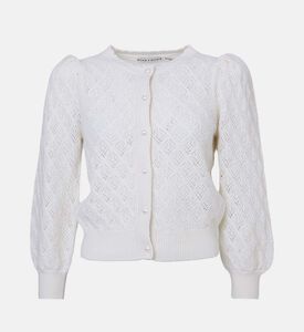 Doris Lace Cropped Cardigan