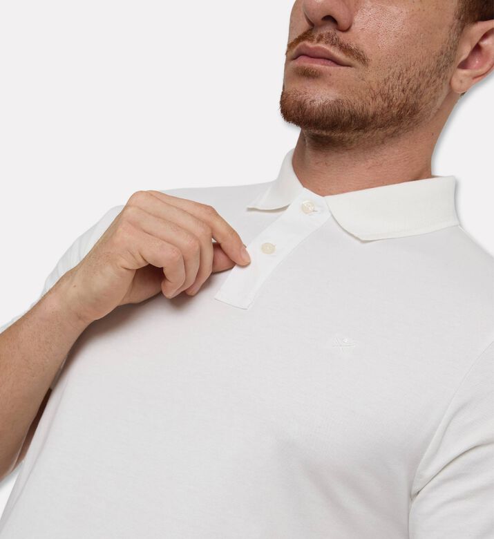 Hackett London Logo-embroidery Button Placket Polo, Model View
