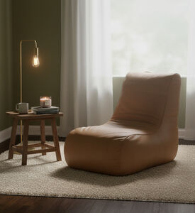 Home Deco and More Franklin Antique Leather Pour Armchair, Natural, Packshot View Home Deco and More Franklin Antique Leather Pour Armchair, Natural, Packshot View