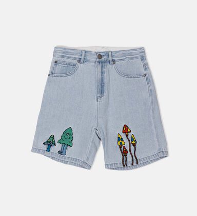 Light Wash Denim Shorts