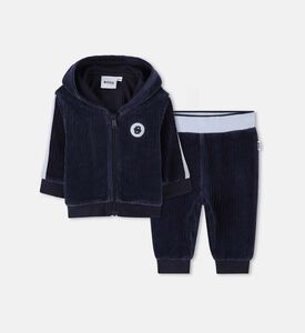 Boss Velvet Hooded Cardigan Set, Packshot View