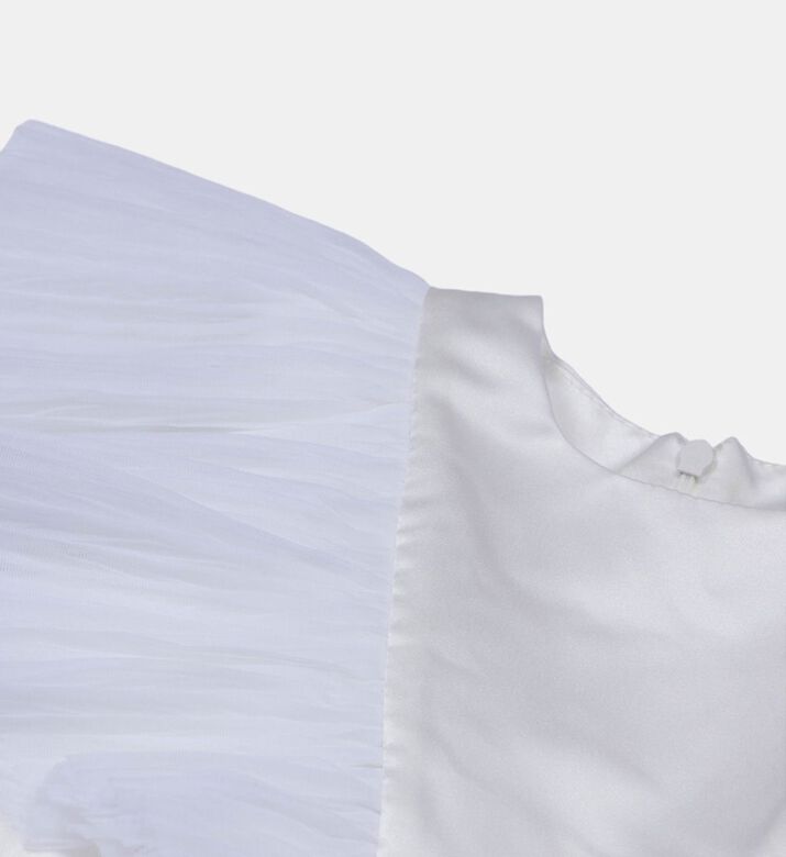 Ruffle Crewneck Dress