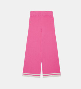 بنطال رياضي قطني مطرز بلوغو