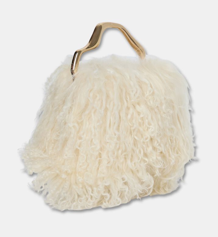 Cult Gaia Solene Fur Top Handle Bag, Packshot View