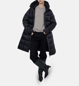 Save the Duck Padded Zip Fastening Hooded Coat, Model View