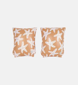 عوامات سباحة لليدين بنقشة ساحلية لنجوم بحر