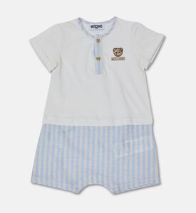 Moschino BKT Striped Teddy-embroidery Romper, Packshot View