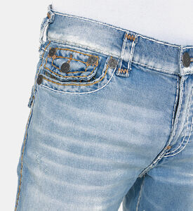 Cotton Stitched 5-pockets Denim Pants Cotton Stitched 5-pockets Denim Pants