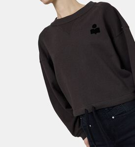 Margo Logo-print Cropped Sweatshirt