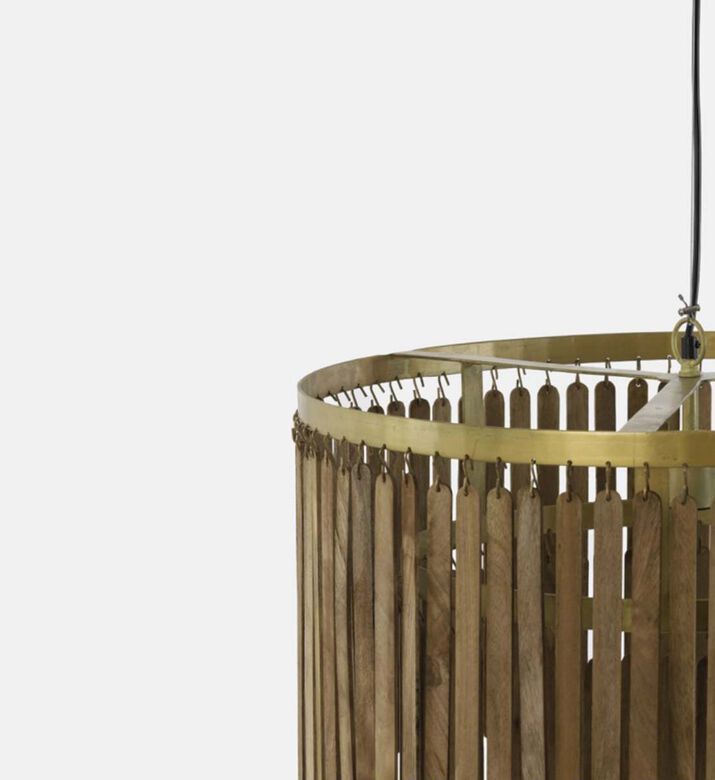 مصباح قلادة خشبي Gularo D45