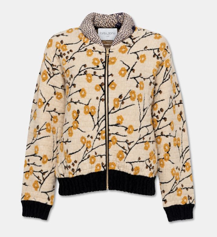 Forte-Forte Embroidered Bomber Jacket, Packshot View