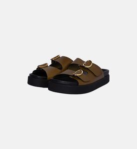 Cayetana Platform Buckle Sandals