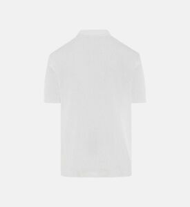 قميص بولو محبوك بقصة عادية