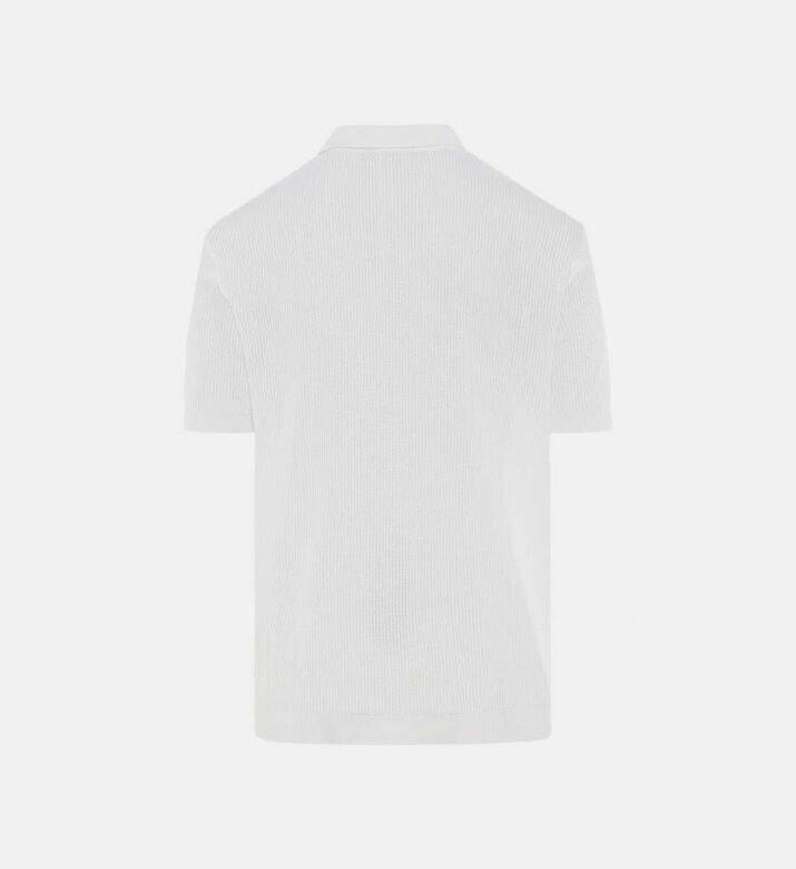 قميص بولو محبوك بقصة عادية