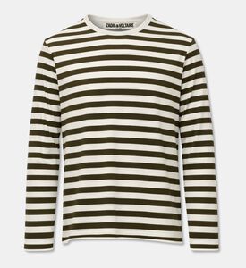 Zadig et Voltaire Timo Striped Long-sleeve T-shirt, Packshot View