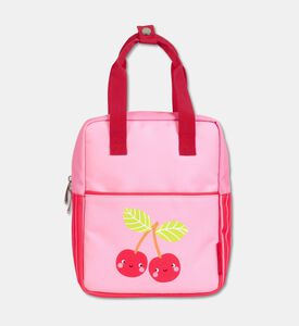 A Little Lovely Company Sq Backpack - Happy Cherries, Packshot View