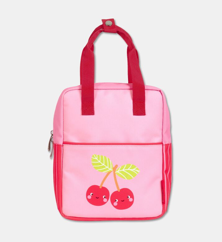 A Little Lovely Company Sq Backpack - Happy Cherries, Packshot View