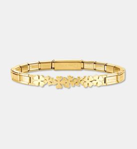 Nomination Gold-tone Clover Charms Modular Bracelet, Packshot View