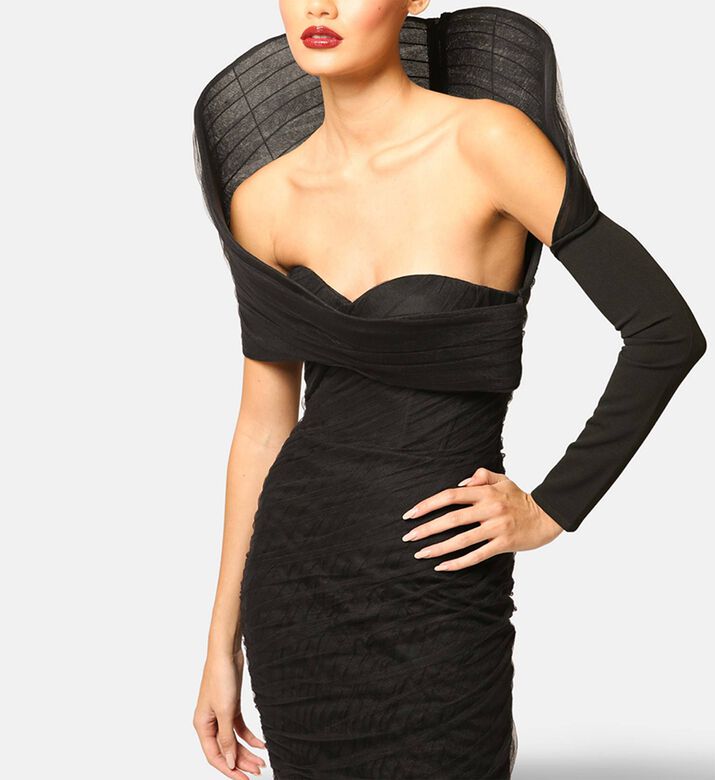 Zeena Zaki Dress Long, Model View