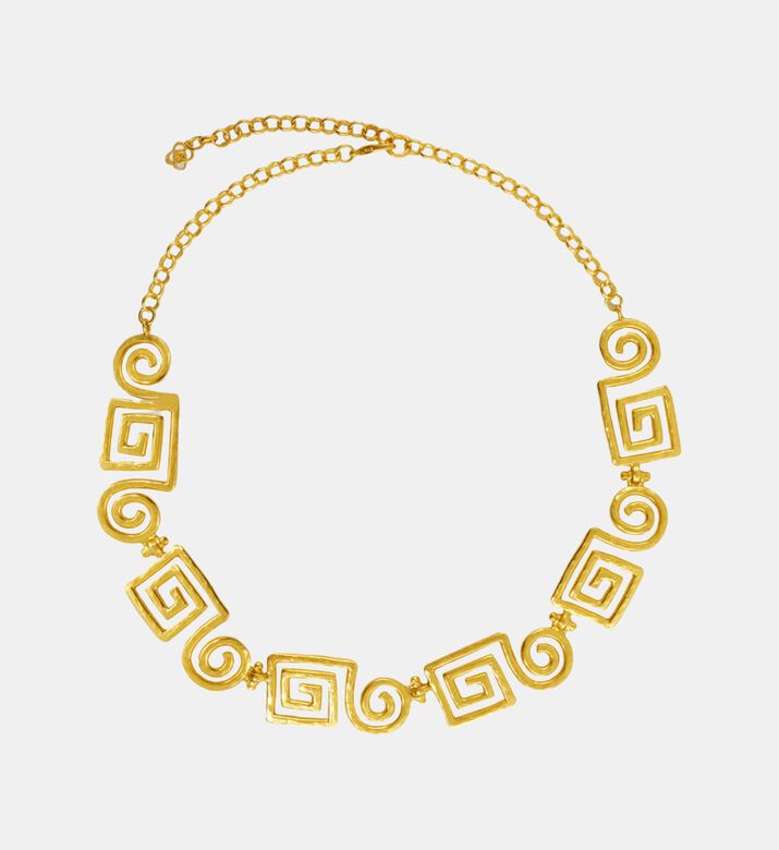 Ottoman Hands Necklace Megara Geo Spiral, Packshot View Ottoman Hands Necklace Megara Geo Spiral, Packshot View