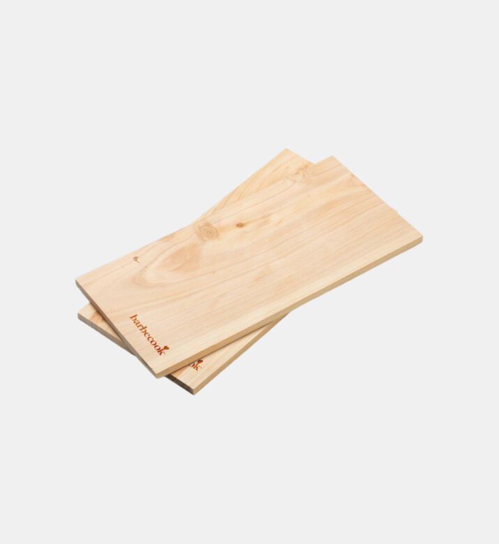 Barbecook Beech Wood Smoking Boards 2-piece Set, Packshot View