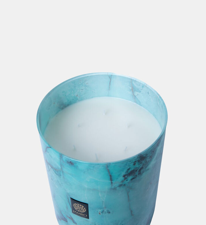 Yejele Marbled Glass Holder Candle Yejele Marbled Glass Holder Candle