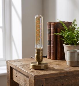 Light and Living Glass Tube Spiral Bulb, Packshot View