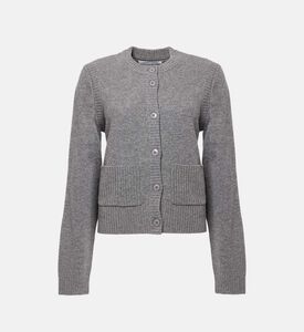 Samsoe Round Neck Button Closure Cardigan, Packshot View