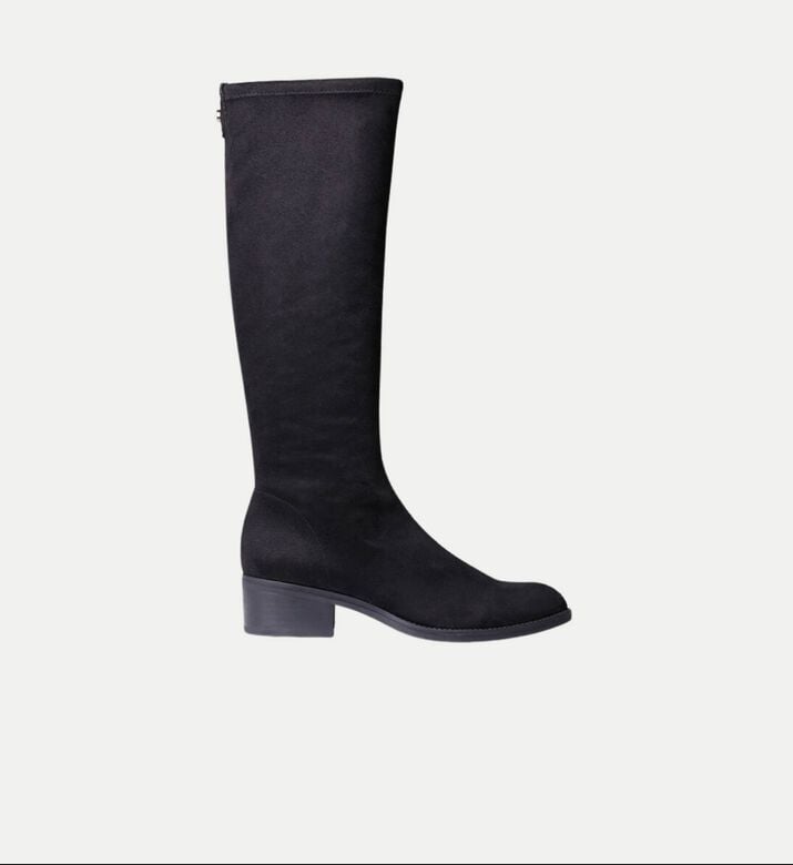 Trevila Textile Lycra Flat Ankle Bootie