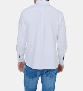 قميص بوبلين غير رسمي إس للرجال