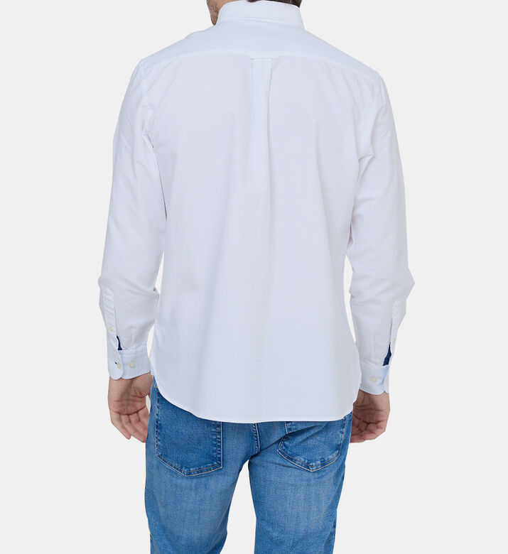 قميص بوبلين غير رسمي إس للرجال