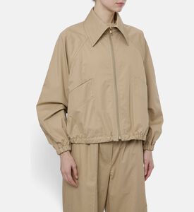 Patou Full-zip Elasticated-waist Jacket, Model View