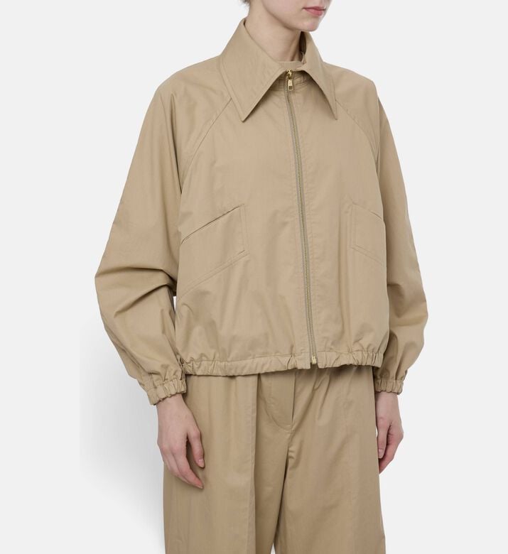 Patou Full-zip Elasticated-waist Jacket, Model View