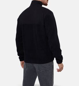 Karl Lagerfeld Polar Fleece Quarter-zip Sweatshirt, Model View