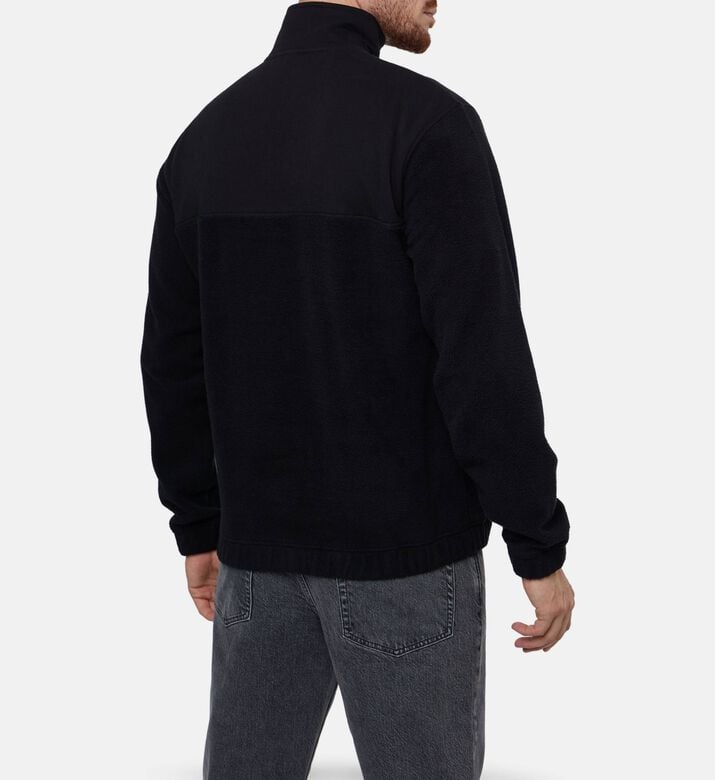 Karl Lagerfeld Polar Fleece Quarter-zip Sweatshirt, Model View