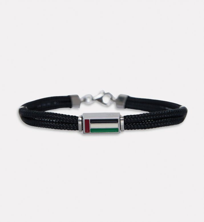 Nomination United Arab Emirates Cord Steel Enamel Bracelet, Packshot View