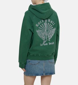 Georgy Guitar Rhinestone-embellished Wings Hoodie