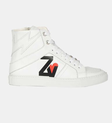 High Flash Leather Rubber Shoes