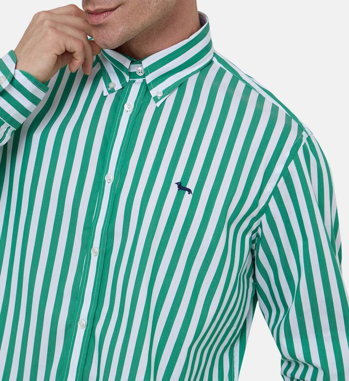 Casual Stripe-print Shirt