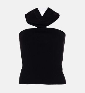Knit Ribbed Regular-fit Tube Top