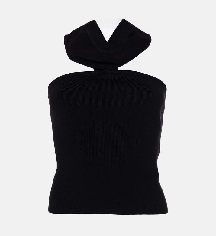Knit Ribbed Regular-fit Tube Top
