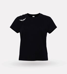 Zadig et Voltaire Suzan Embellished T-shirt, Black, Xs, Packshot View