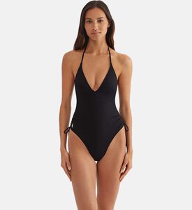 Gathered Side Plunge One-peice Swimsuit Gathered Side Plunge One-peice Swimsuit