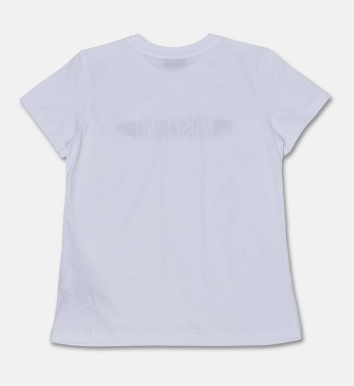 Moschino Kids Painted Logo Crewneck T-shirt, Packshot View