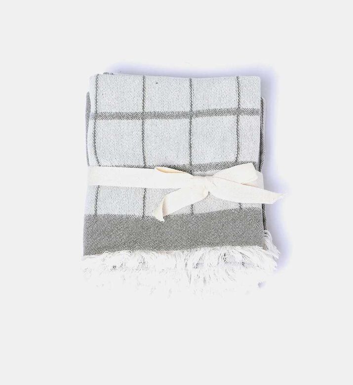 Home Deco and More Fringe-detail Kitchen Towel Set, Packshot View