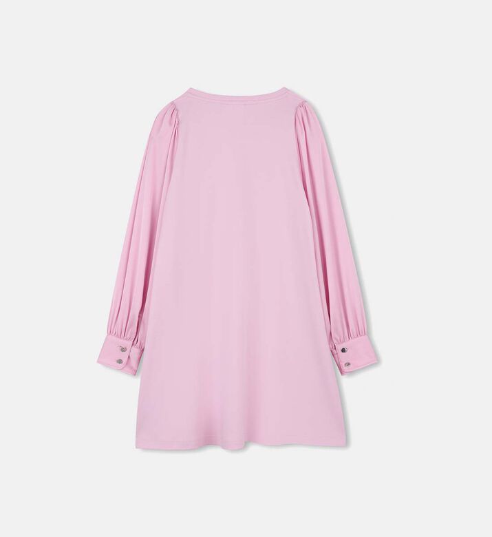 Silk Sleeve Interlock Dress Silk Sleeve Interlock Dress